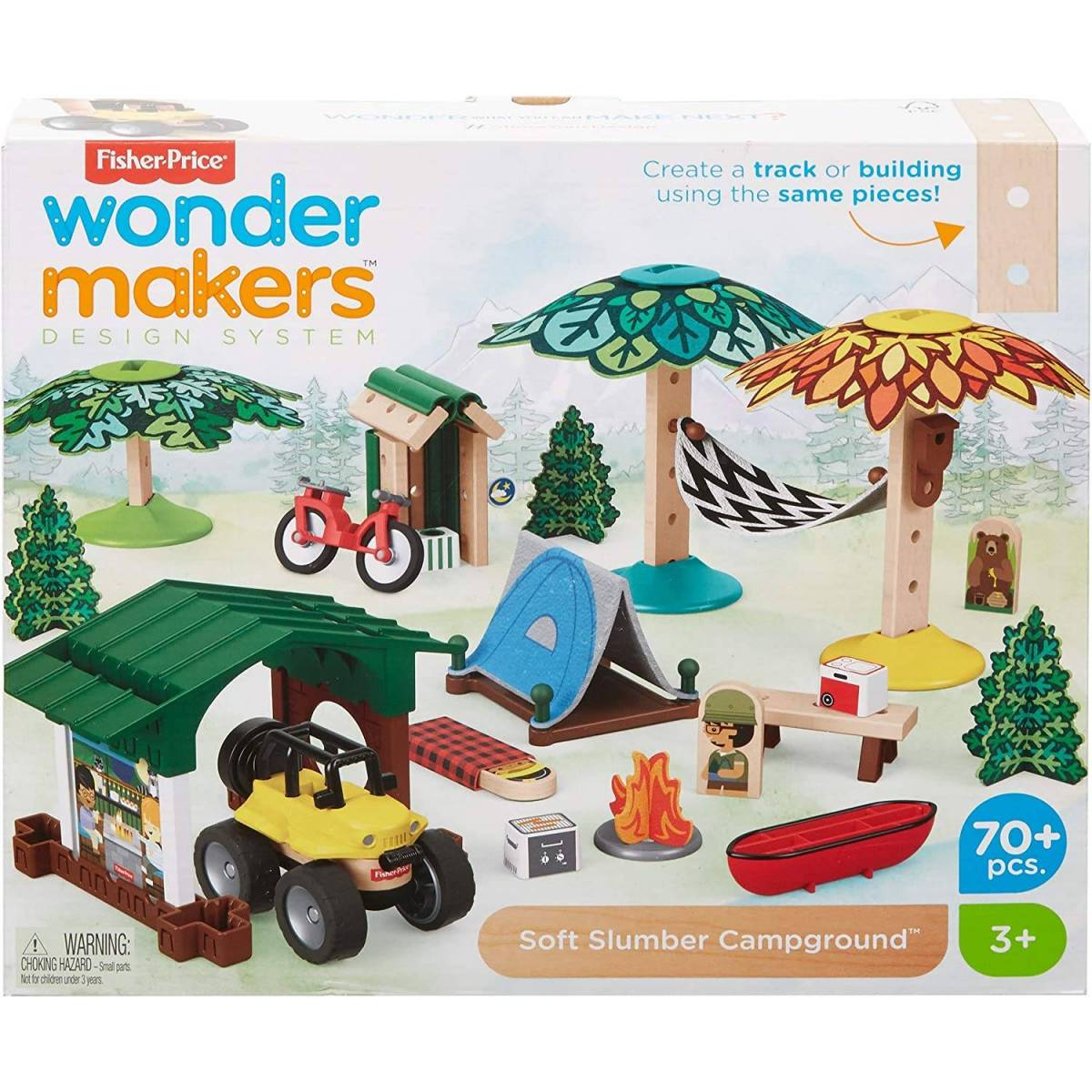 Fisher-Price Wonder Makers Peaceful Camping Building Set