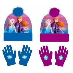 Girl's Frozen 2 Beanie and Gloves Set