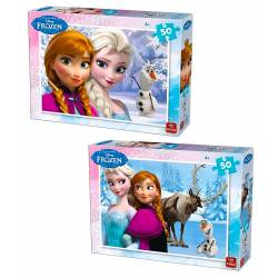 Rompecabezas de 50 piezas de Elsa y Anna de Frozen