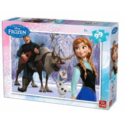Puzzle Frozen 99 Teile Elsa ihre Freunde