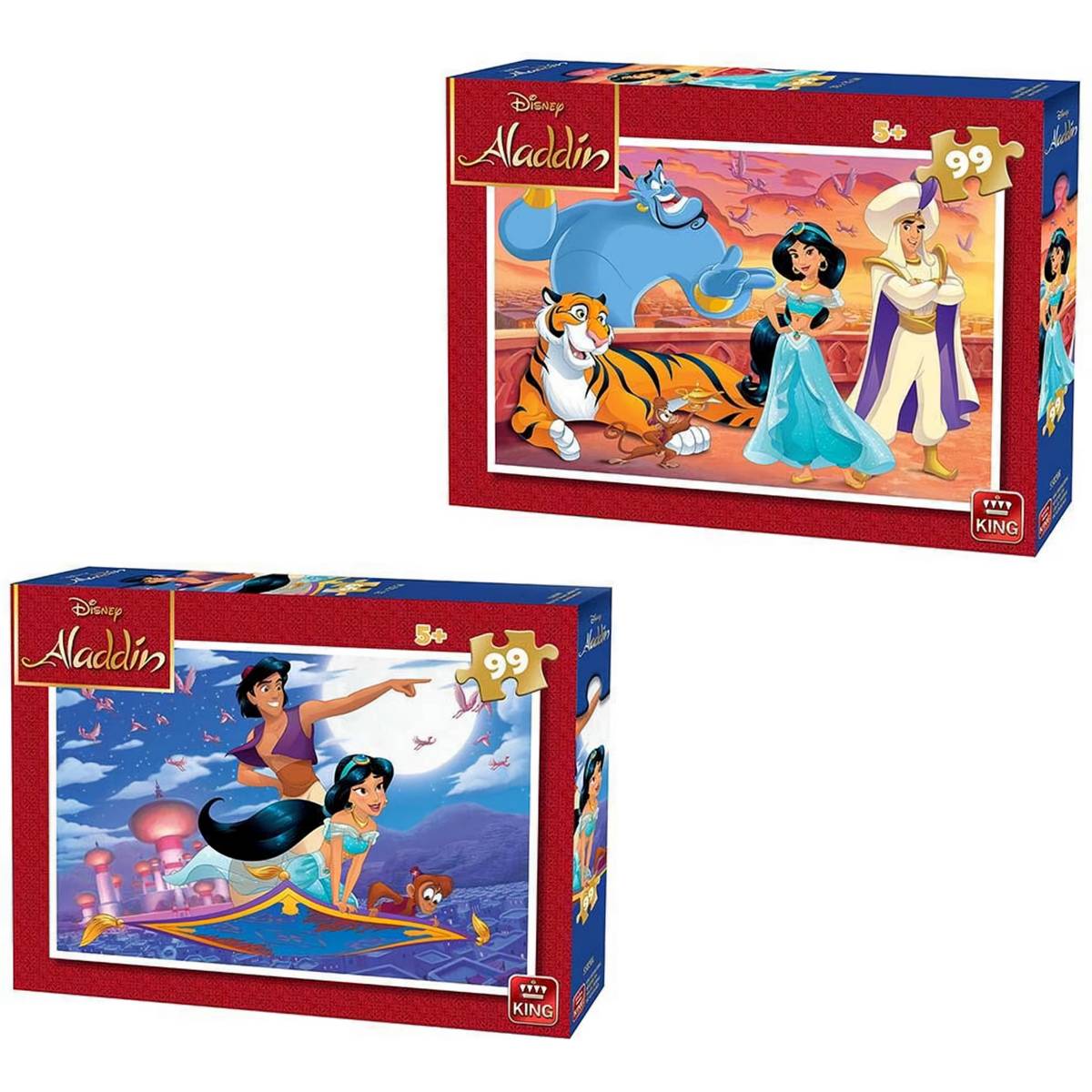 Disney Aladdin 99 Teile Puzzle KÖNIG