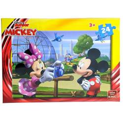 Puzzle Mickey et Minnie 24 pièces KING