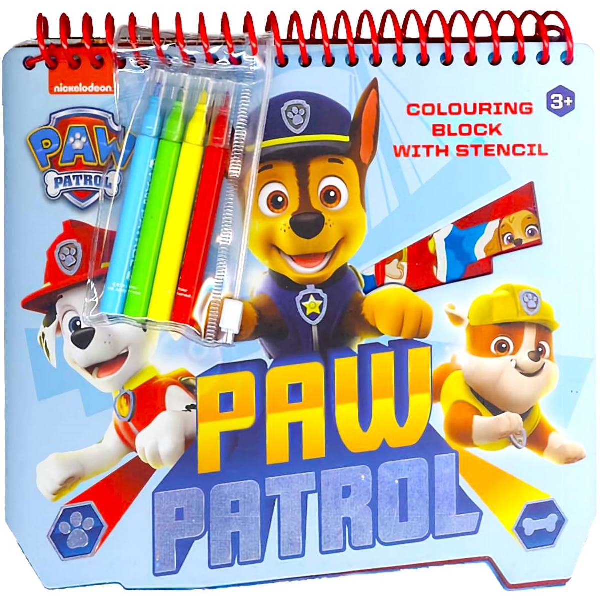 Pat' Patrouille - Mon bloc de jeux - Coloriage Eveil ( 0-3 Ans