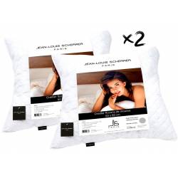 Set of 2 Jean Louis Scherrer Shape Memory Pillows 60 x 60 cm
