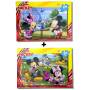 Pack Puzzles Mickey et Minnie 24 pièces KING