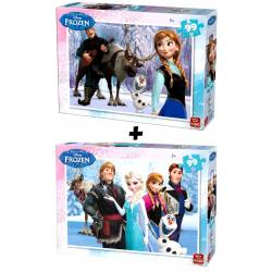 Pack Puzzles Reine des Neige 99 pièces Elsa ses amies