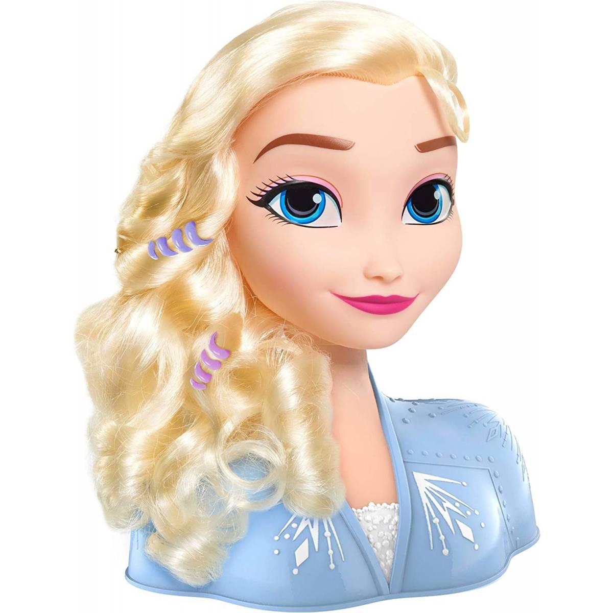Cabeza de peinado Elsa Frozen