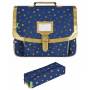 Pack Satchel + Tanns Laura Blue and Gold Kit