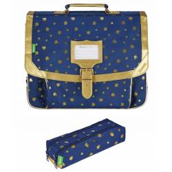 Pack Satchel + Tann's Laura Blue and Gold Kit