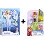 2er-Pack Frozen 2 Magical Elsa & Singing Anna Dolls
