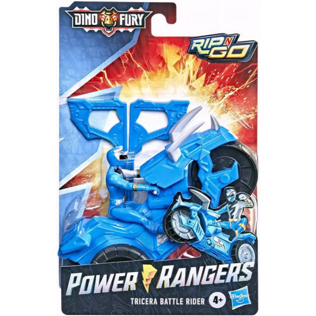 Power Rangers Dino Fury Motorcycle Battle Rider Blue