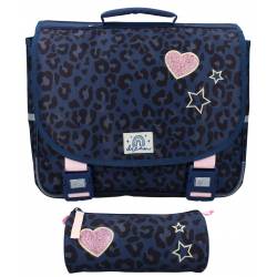Pack mochila escolar + kit Milky Kiss Forever estrellas