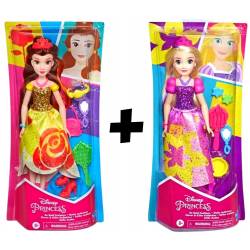 Rapunzel and Belle Disney Princess Doll Pack