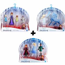 Pack de 3 Coffrets de Figurines La Reine des Neiges 2