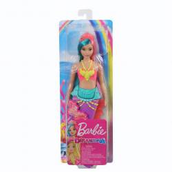 Barbie Bambola Sirena Rosa/Turchese 30 cm Dreamtopia