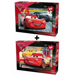 Pack de 2 Puzzles Disney 50 pièces Cars 3