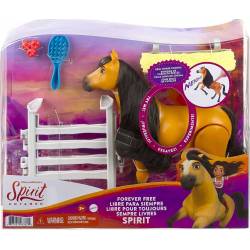 Set Figura caballo + accesorios, con sonidos Spirit DreamWorks