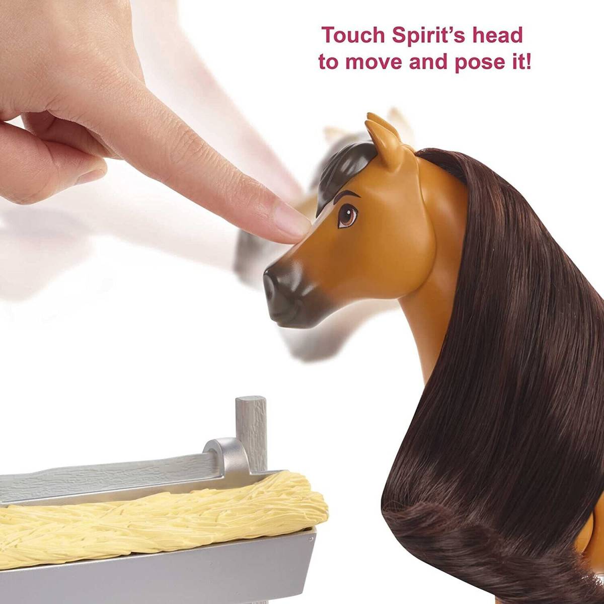 Set Figurine cheval + accessoires, avec sons Spirit DreamWorks