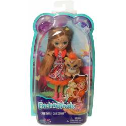 Enchantimals Cherish Cheetah doll + accessories 15cm