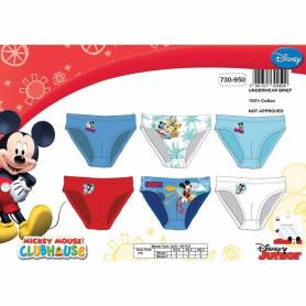 Mickey Mouse - Set van 3 slips voor jongens - 2 tot 8 jaar oud