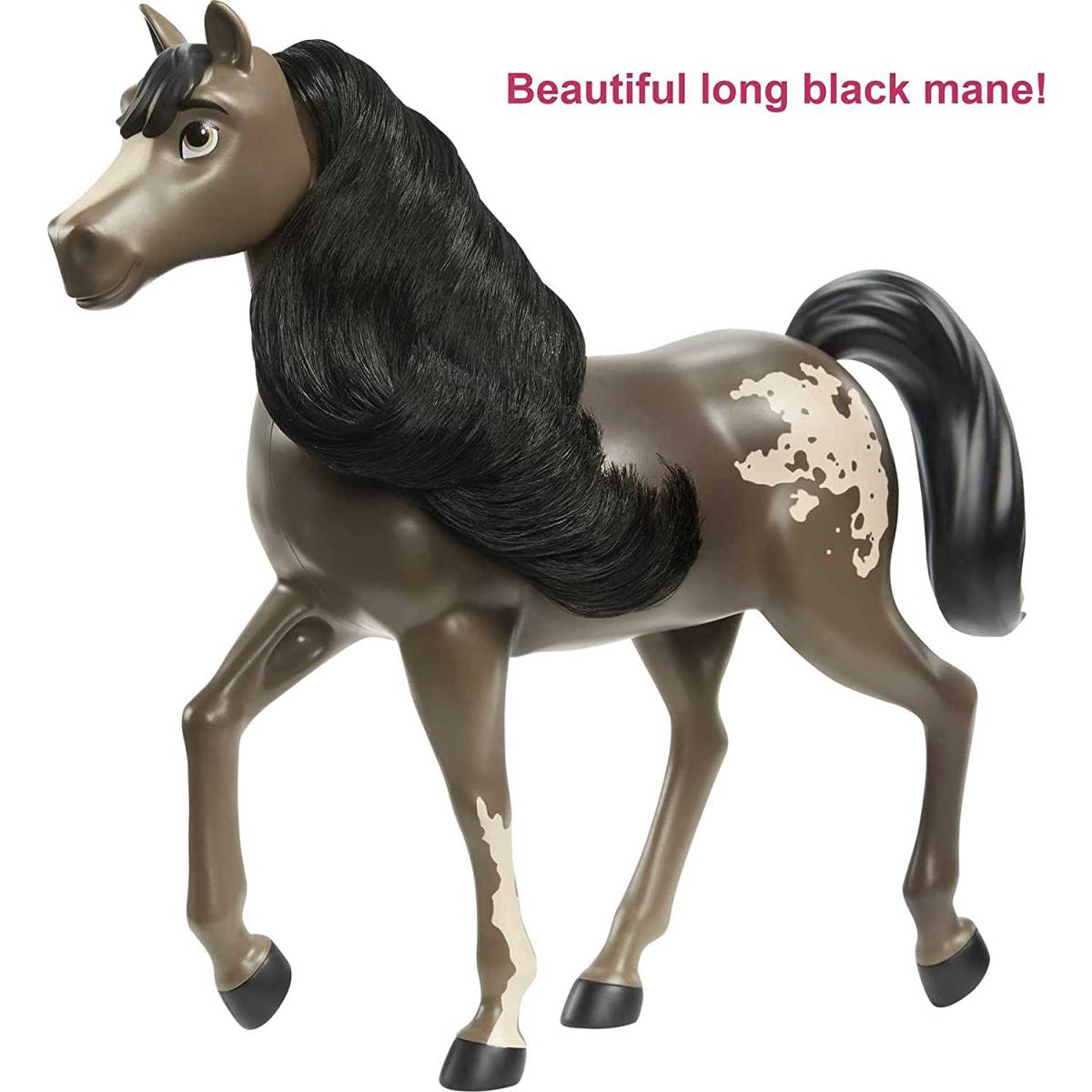 Spirit L'indomptable, figurine cheval Spirit Galopant articulé et sonore,  accessoires fidèles au film inclus, jouet pour enfant, HBB22 : :  Jeux et Jouets