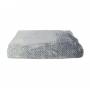 Plaid Sofa XXL Waben Sherpa 150x200 cm Grau