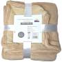 Double-Sided Fleece Blanket 130 x 180 Beige/Ecru Bear