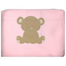Fleece-Babydecke Pink 100x150 cm