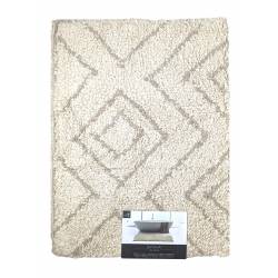 Tappeto Bagno 50 x 75 cm Beige Absolute Chic
