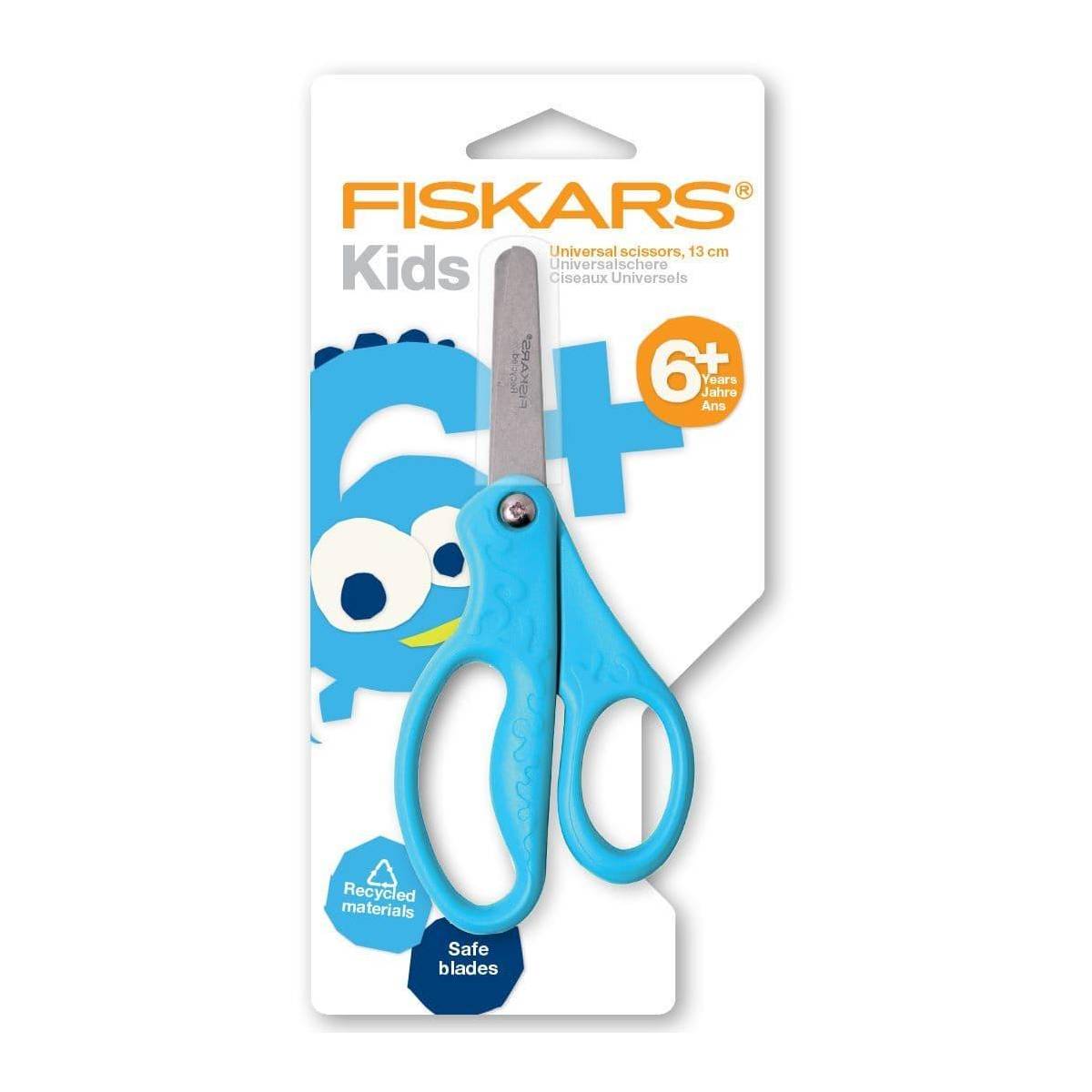 Children's scissors 13 cm Blue recycled 6yrs+ Fiskars