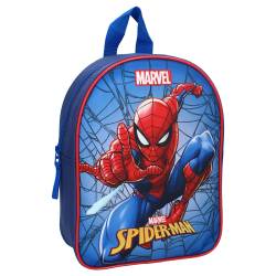 Mochila de Spider-Man para jardín de infantes de Tangled Webs, azul marino