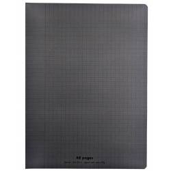 Notebook 24 x 32 48p Séyès Polypro Transparent Gray