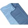 Set of 2 blue satin pillowcases 50x70cm Mistral Home