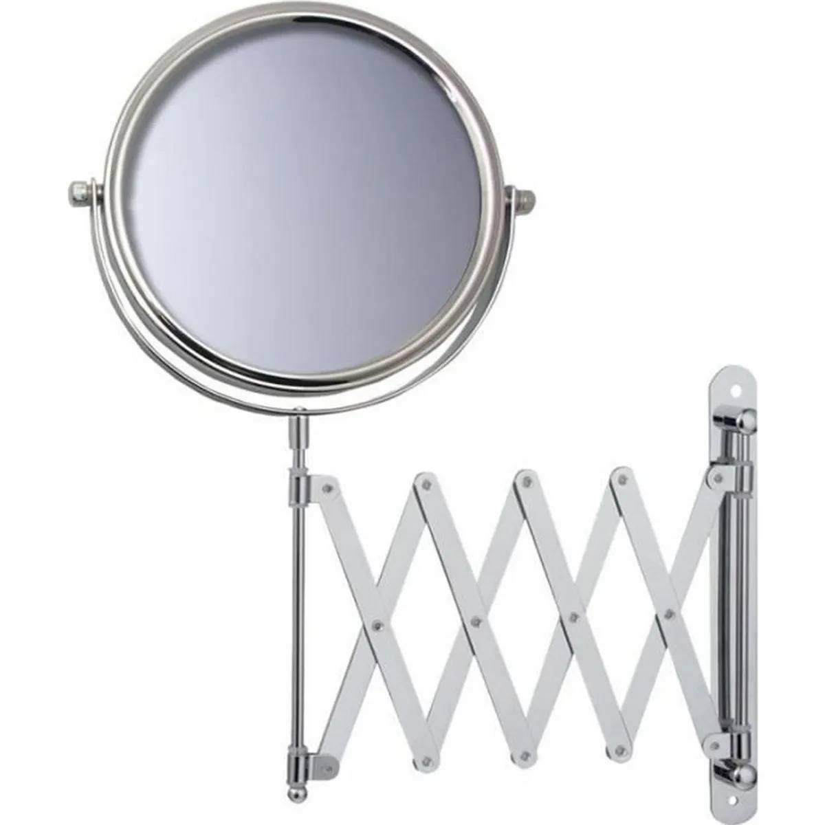 Specchio ingranditore (X5) da parete tondo allungabile PRADEL DANA
