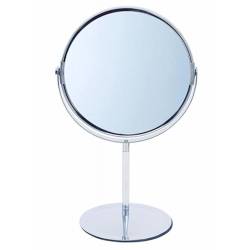Double-Sided Round Standing Mirror 17cm Magnifying x2 Pradel Manon