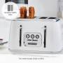 Morphy Richards Toaster 4 tranches Verve blanc