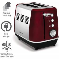 Morphy Richards 224408 Evoke 2 Slice Toaster With 7 Variable Browning Settings