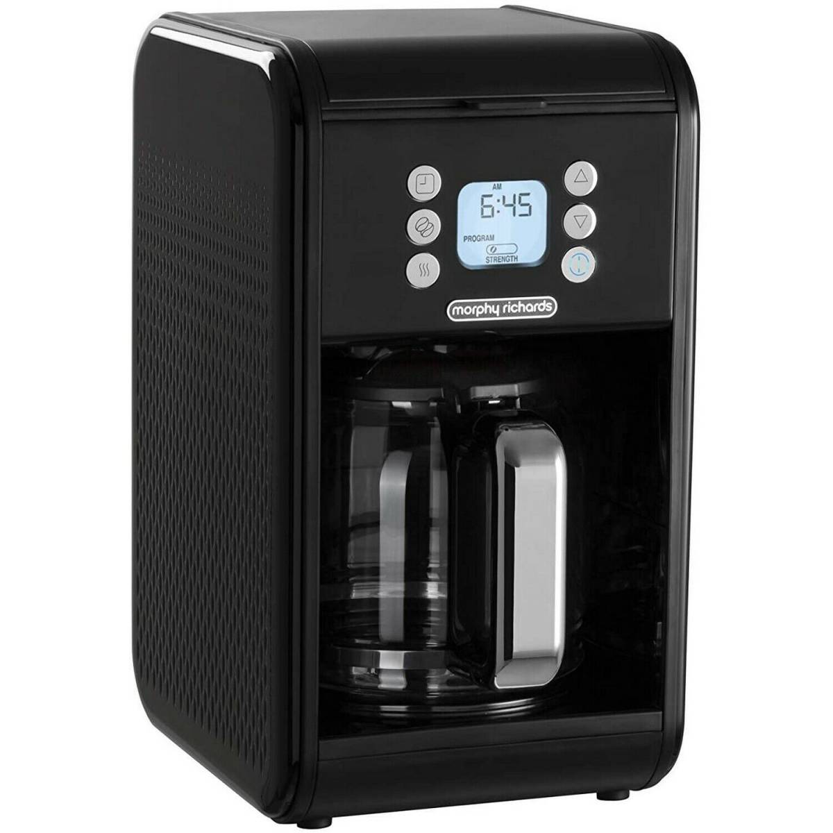 Morphy Richards Coffee On The Go Filter Coffe e Machine 162740 Black and  Brushed Stainless