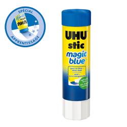 UHU Colle Magic Papier Carton Couleur Transparente Après Séchage Bâton 8,2 g Blanc