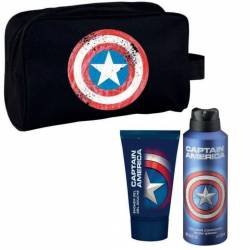 Trousse de Toilette déo + gel douche Marvel Captain America