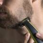 Philips OneBlade Rechargeable, 100% Étanche, 4 Sabots Clipsables Barbe de 3 Jours Inclus