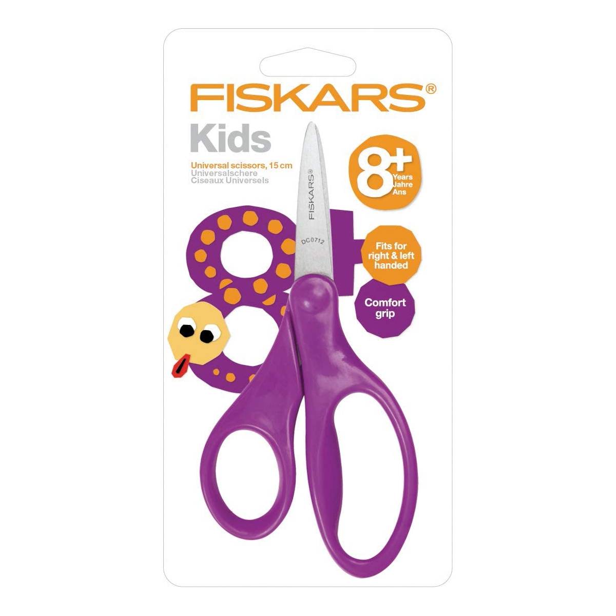 Fiskars Ciseaux pour enfants 15 cm violet