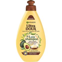 Garnier Ultra DOUX Low Shampooing Soin Lavant Non Moussant Avocat Karité