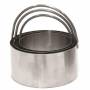 Stainless Steel Lily Cook Round Cookie Cutter