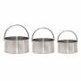 Lot de 3 Emporte-Piece Rond Lily Cook inoxydable