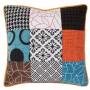 Patchwork cushion 40x40 cm with removable cover Home Deco Factory