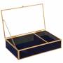 Atmosphera jewelery box in gold velvet