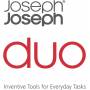 Set mit 6 Joseph Joseph Duo-Schüsseln für die Lebensmittelzubereitung