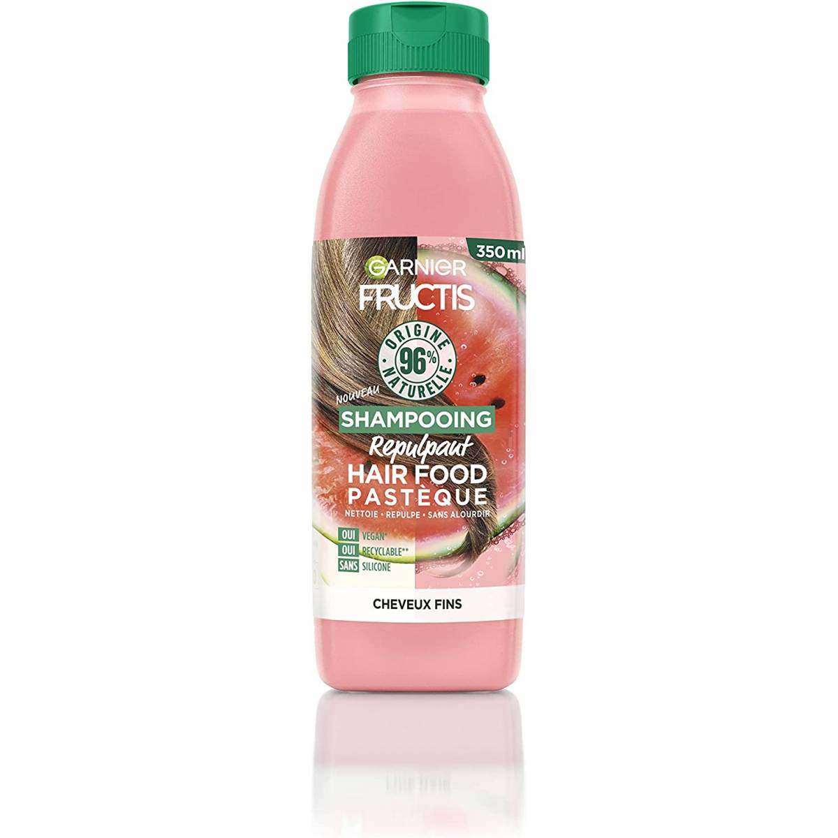 Garnier Fructis Plumping Hair Food Watermelon Shampoo 350ml - MaxxiDiscount