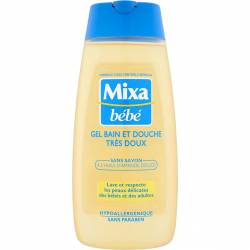 Mixa Bébé Sehr sanftes Bade- und Duschgel Süßes Mandelöl 200 ml